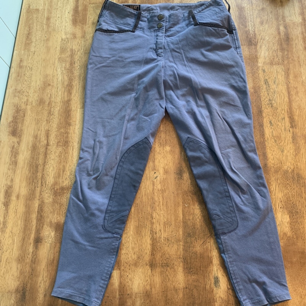 Ariat Heritage Breeches Women Pants Blus Equestrian Horse Back Riding 24R